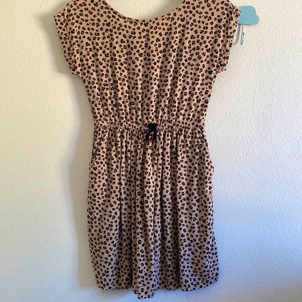 H&M cheetah print dress